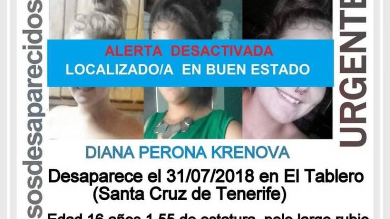 Localizan en buen estado a la menor desaparecida