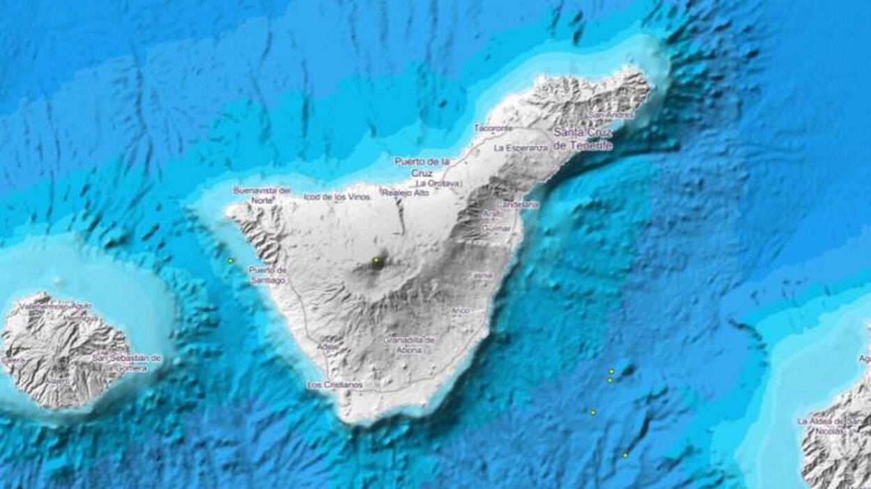 Un terremoto de 2 grados bajo el Teide
