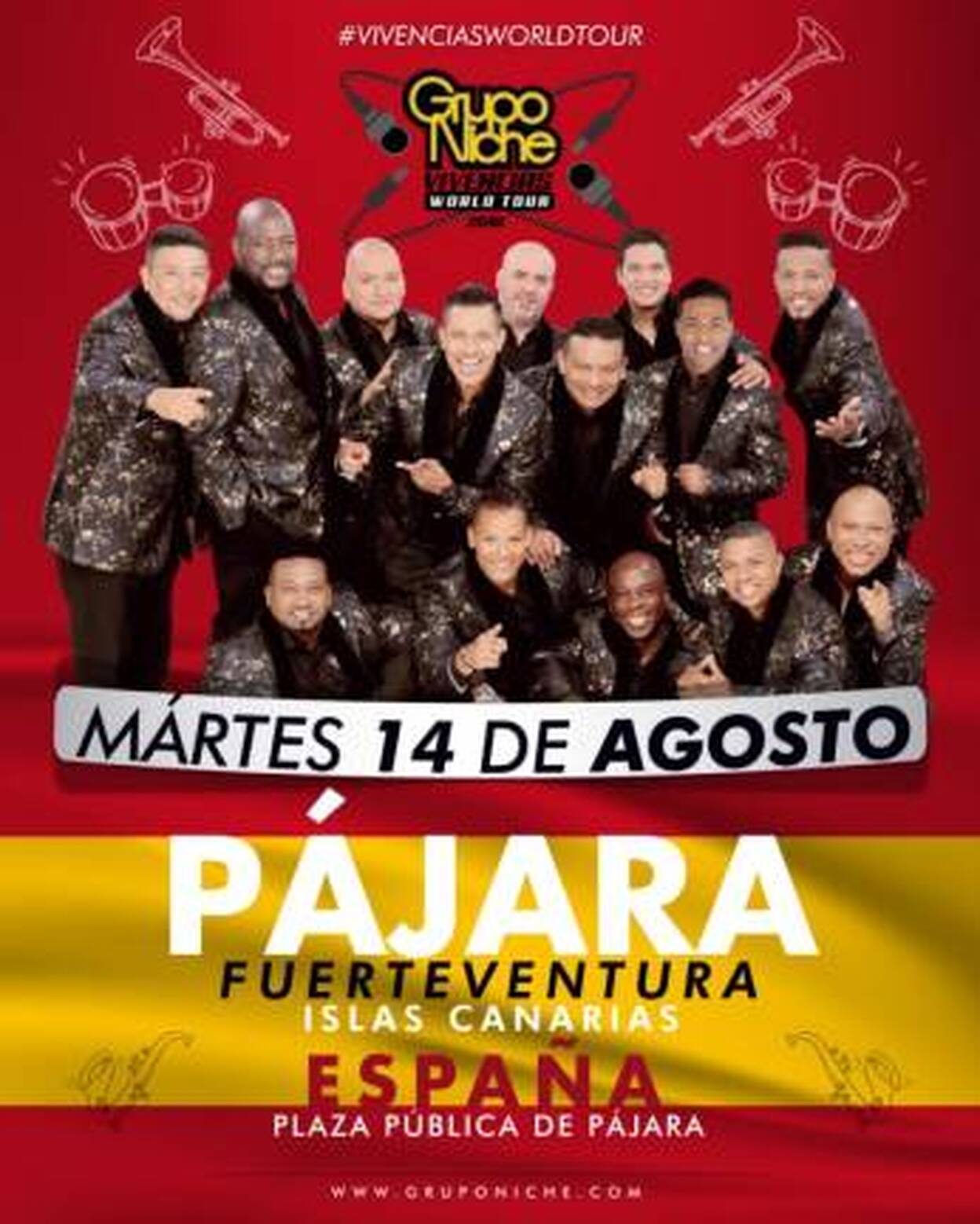 Pájara disfrutará de la mejor música latina con el Grupo Niche