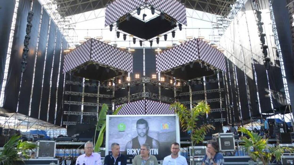 El Ricky Martin más medioambiental y familiar canta hoy en Maspalomas