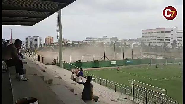 El polvo invade La Ballena