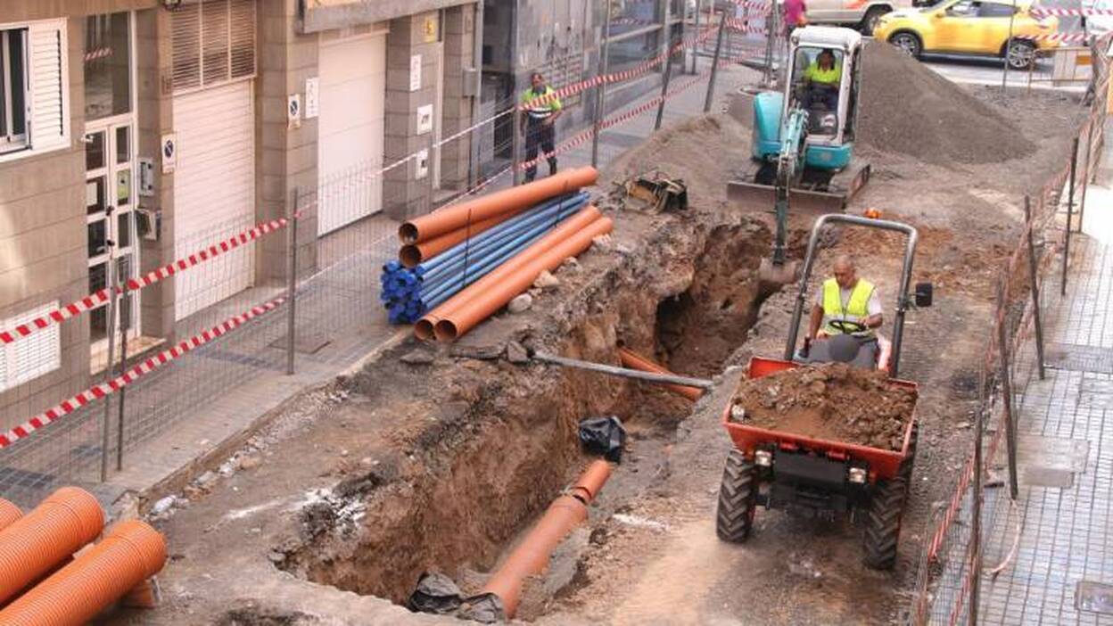 Aislados en sus garajes en Guanarteme