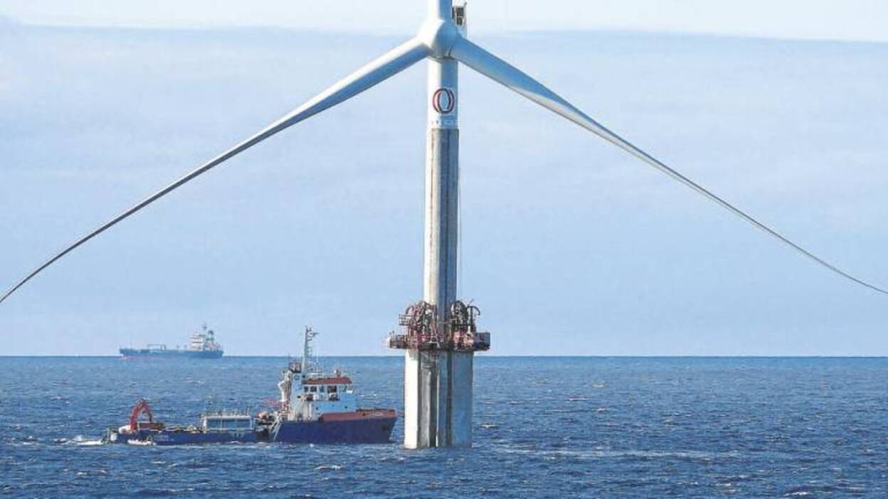 140 kilómetros en el mar del Sureste solo para molinos