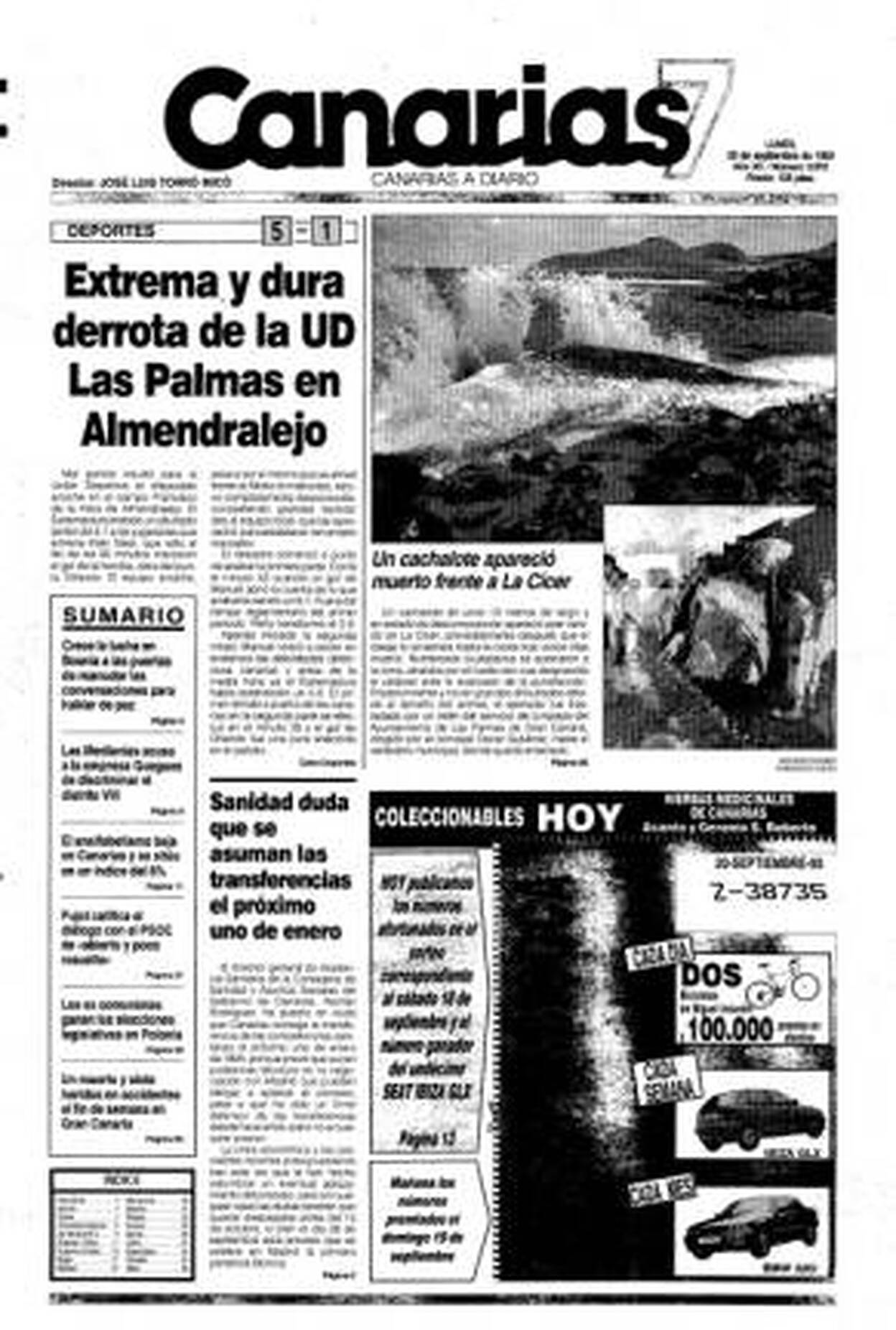 Hace 25 años en Canarias7