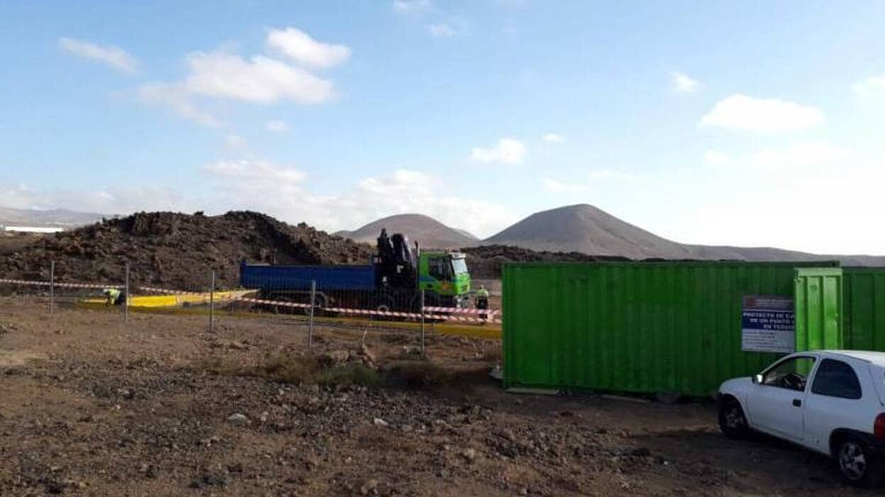 Empieza a cobrar forma el punto limpio de Costa Teguise