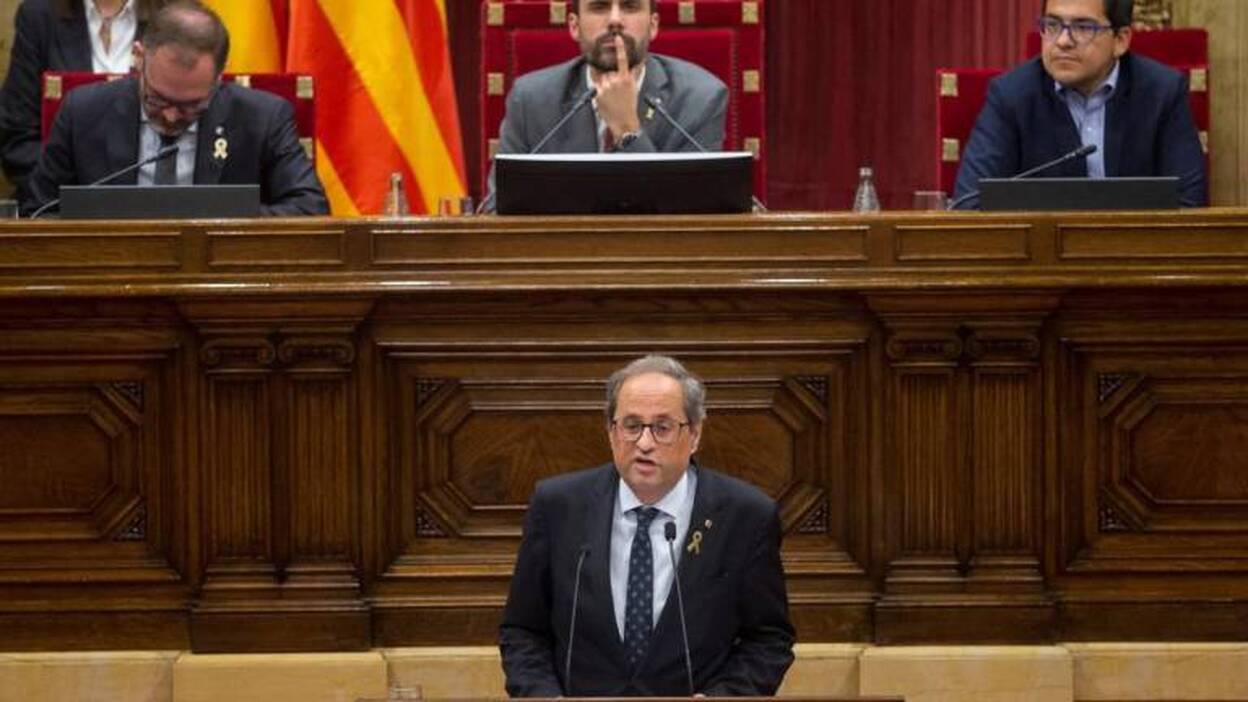 Torra amenaza con «un punto de no retorno» en caso de condena a los separatistas