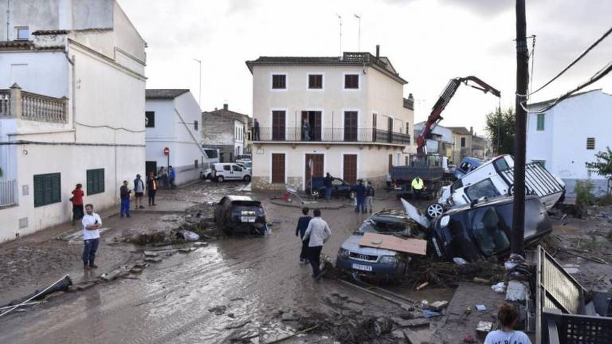 Imágenes de la tragedia por las lluvias en Mallorca