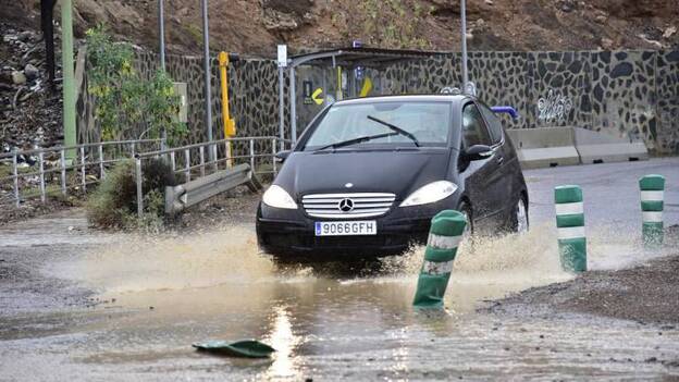 Riadas por la lluvia en Tenerife