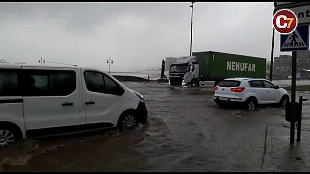 La lluvia hace estragos en Fuerteventura