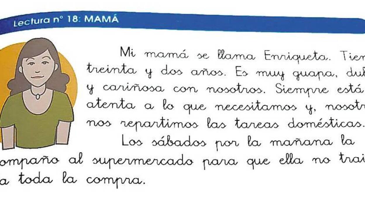 «Papá va al fútbol y mamá nos atiende»