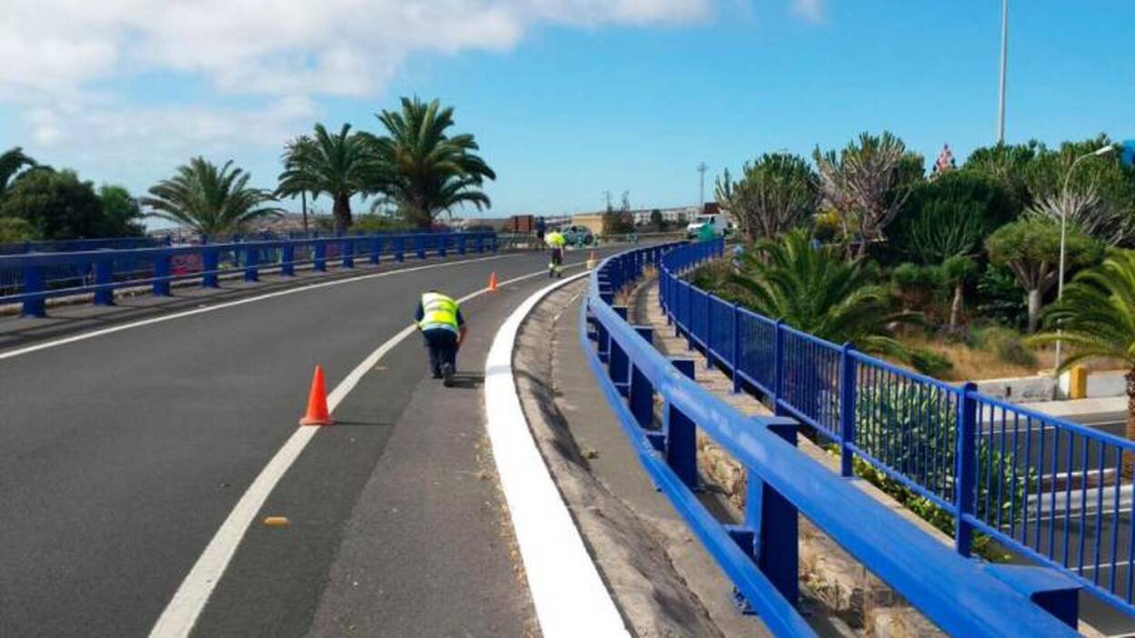 Herida tras un accidente entre vehículos en Telde