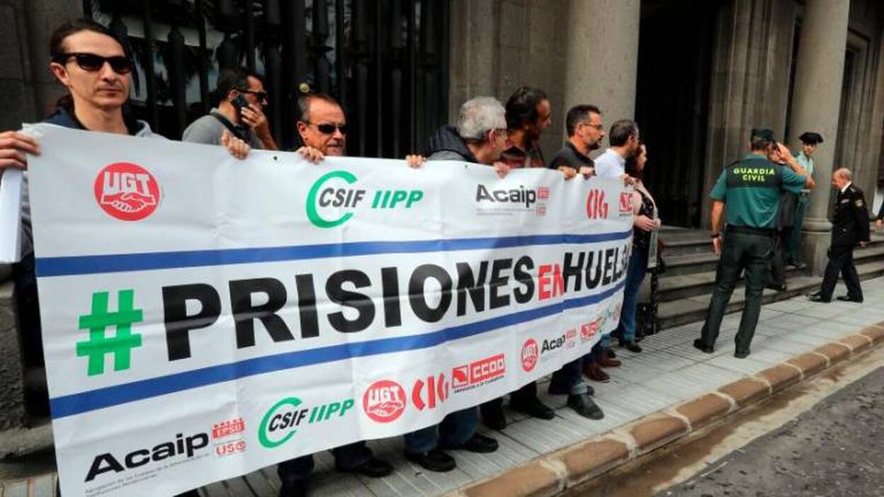 El personal penitenciario de Canarias convocado a una huelga de cuatro días