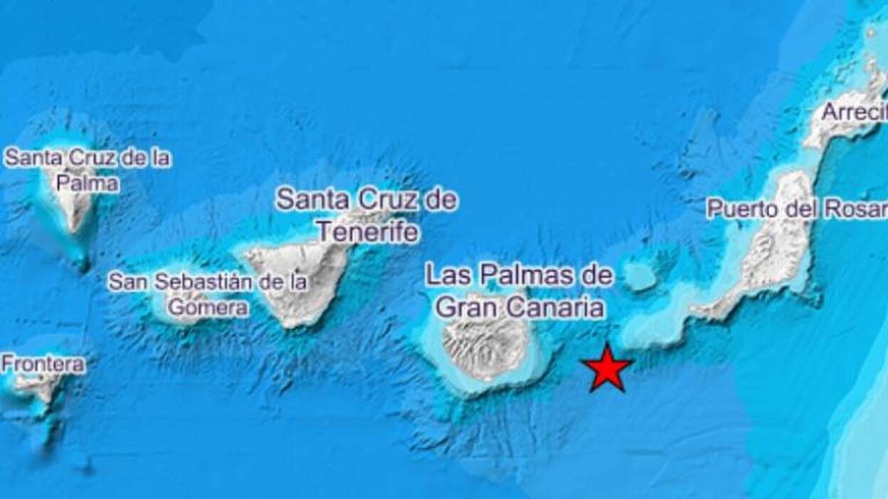 Otro temblor entre Gran Canaria y Fuerteventura