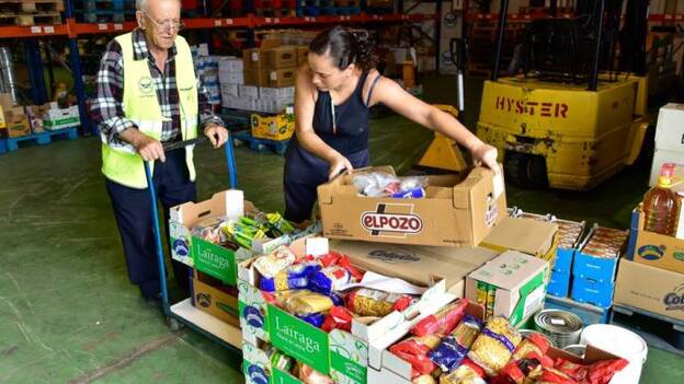 El Banco de Alimentos supera por tercer año los 21 millones de kilos recogidos