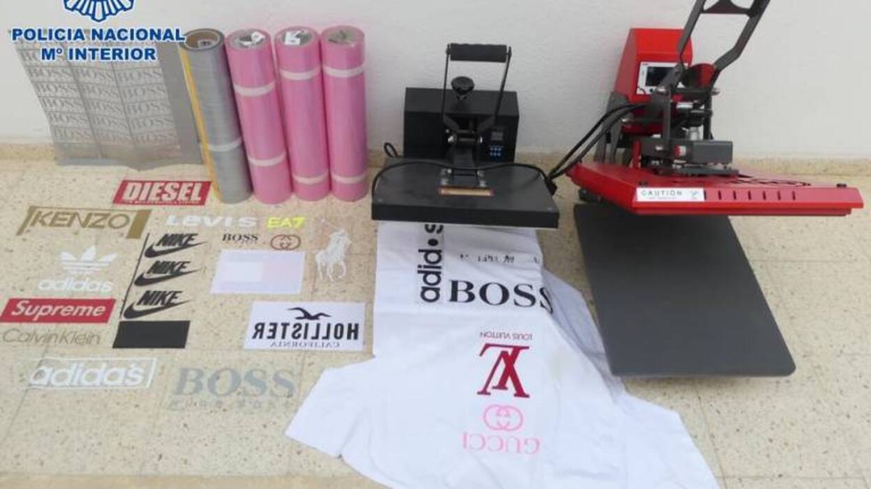 Ocho detenidos por comercializar productos falsificados