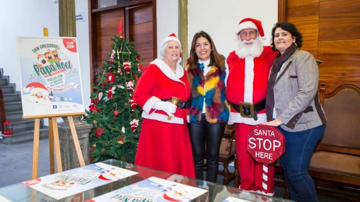 San Gregorio se llena de la magia de Papá Noel