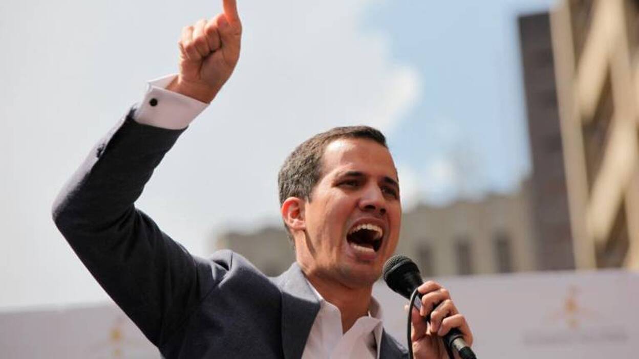 Detención de media hora de Guaidó en Venezuela