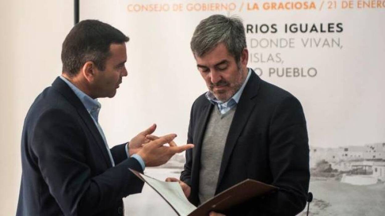 Primer consejo de gobierno en La Graciosa