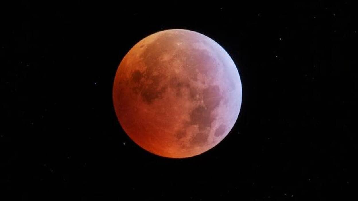 Así se vio el eclipse de luna desde Canarias