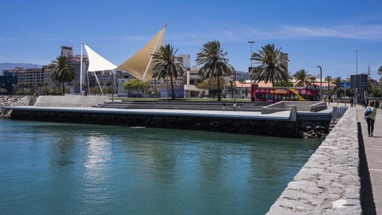 Las Palmas culminará en abril las obras del parque marítimo de Santa Catalina