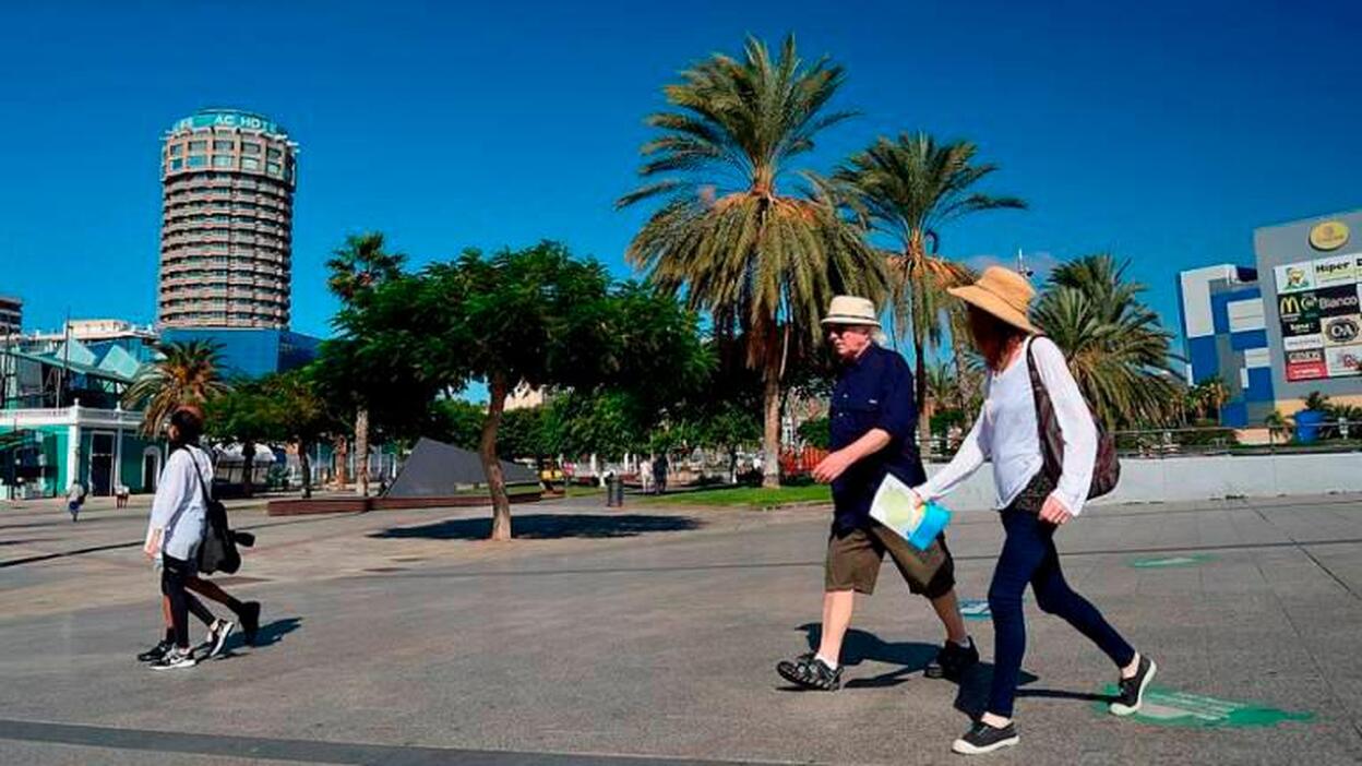 La capital grancanaria recibió el pasado año 425.951 turistas, un 2,2 % más