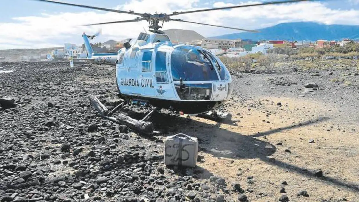 Hallan tres fardos con 97 kilos de hachís en la costa sur de Tenerife