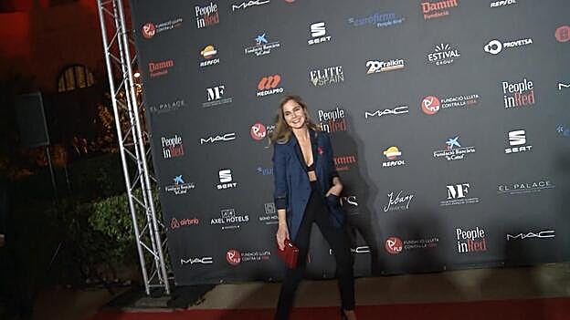 Natalia Sánchez celebra el primer mes de su hija