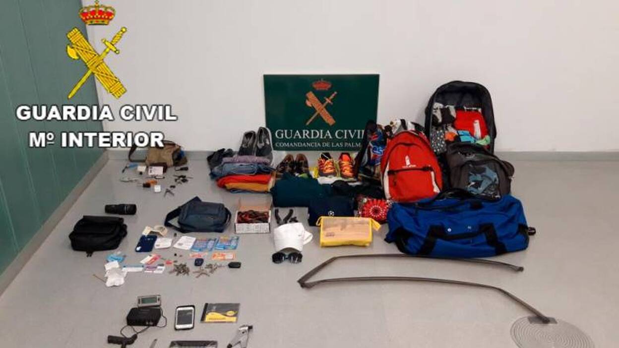 Detenidos por robos en vehículos Gran Canaria