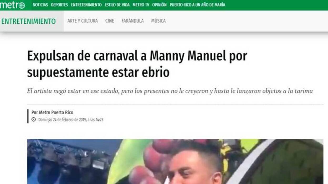 La prensa internacional se hace eco de Manny Manuel