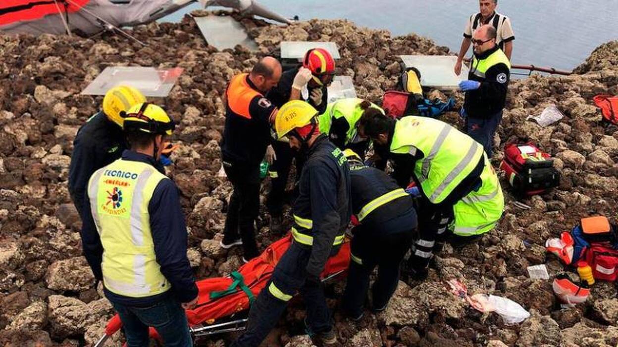 En estado crítico tras caer con su ala delta en el Mirador del Río