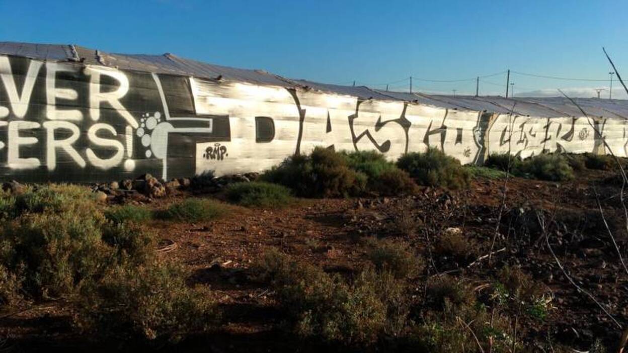 El Cabildo de Gran Canaria denuncia 861 grafitis en los corredores GC1 y GC2