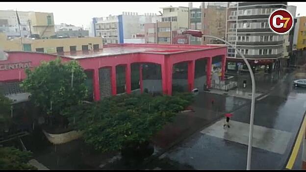 Se registran más de 40 litros en la capital grancanaria