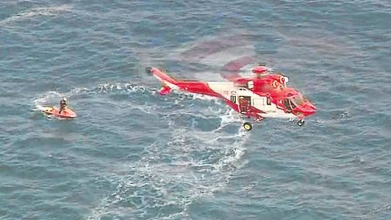 Finaliza sin éxito la búsqueda del pescador caído al mar en Agaete