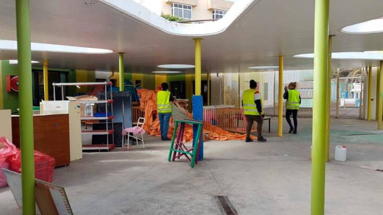 La rehabilitación de las escuelas infantiles municipales de La Herradura y Jinámar, en marcha