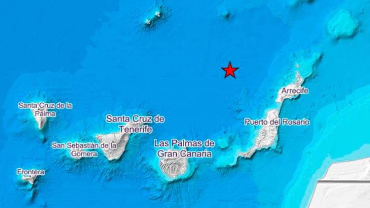 Terremoto al oeste de Lanzarote