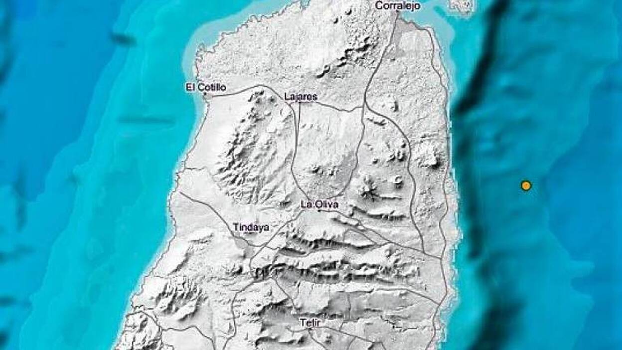 Terremoto de 2,5 a 6 kilómetros de La Oliva