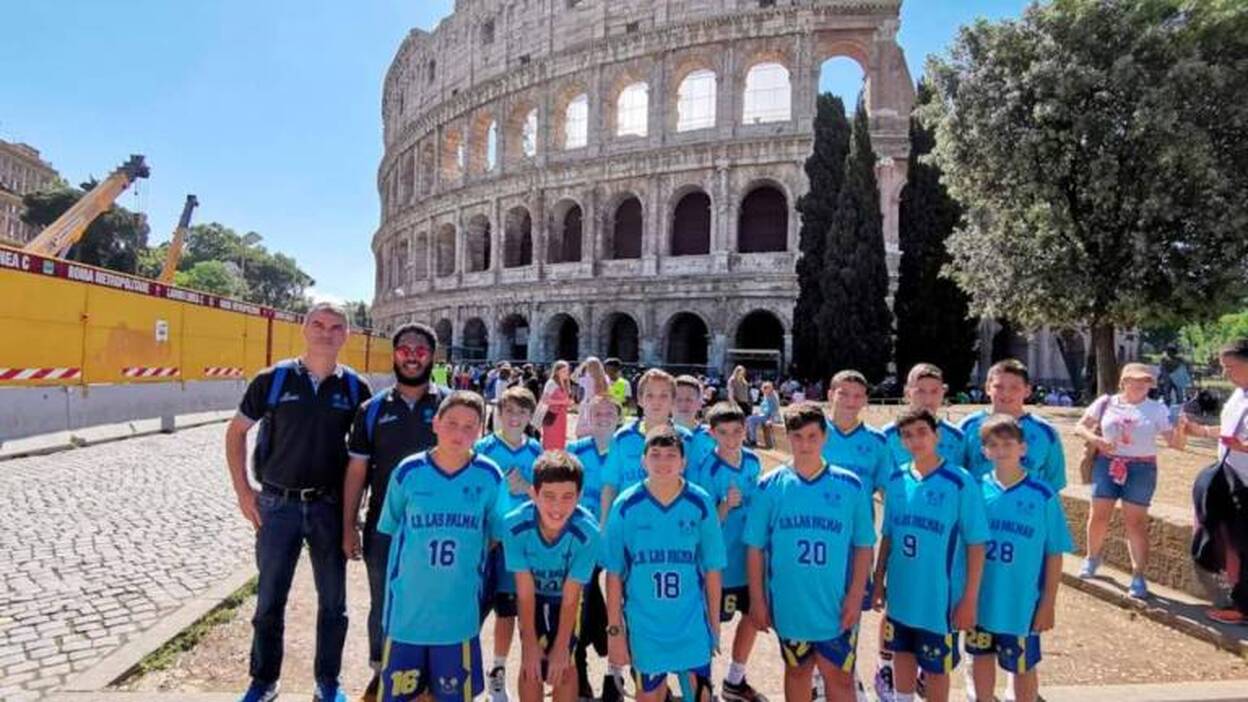 Los canteranos del CB Las Palmas, satisfechos tras disputar un torneo en Roma