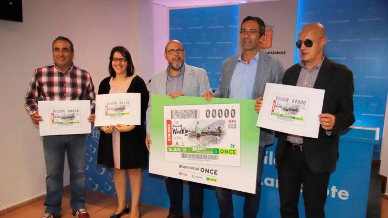 Cupón dedicado a la Carrera del Vino