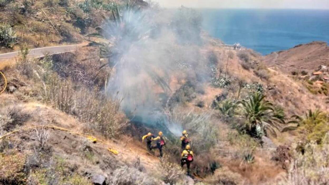 Conato de incendio en La Gomera