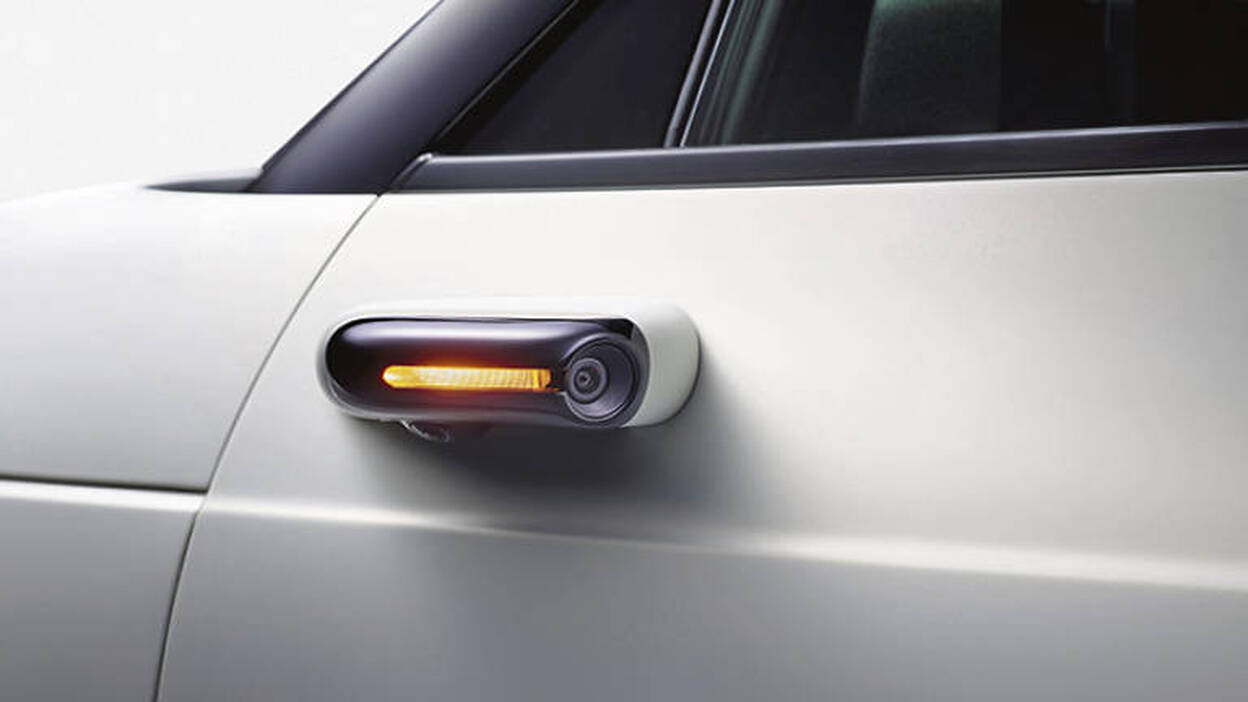 Honda e, con retrovisores por cámara