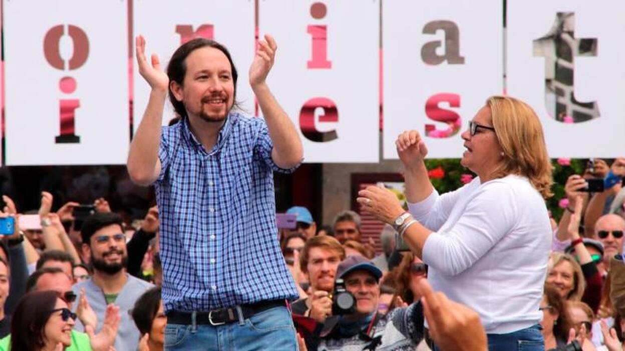 Iglesias, satisfecho por el acuerdo con PSOE, NC y ASG en Canarias