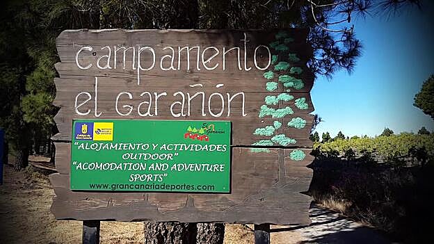 Con la ONCE, de campamento