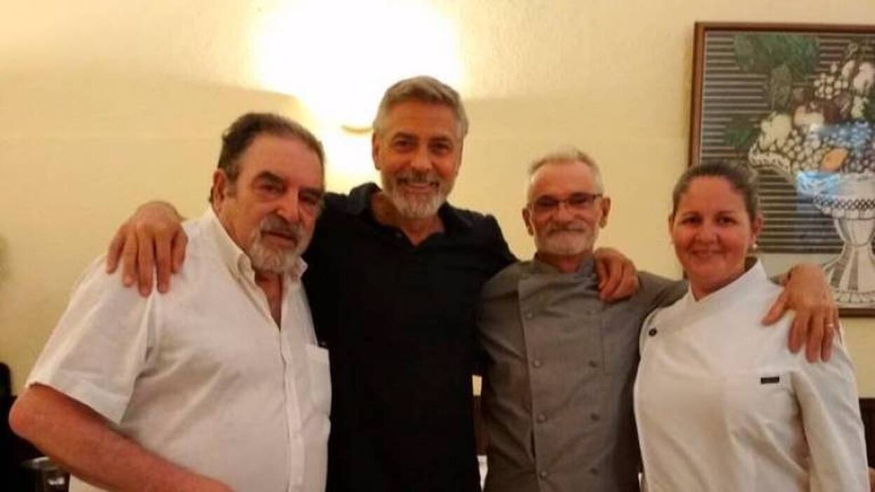 George Clooney, disfrutando en Canarias