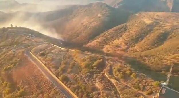 Estabilizado el incendio de Cazadores y Guayadeque