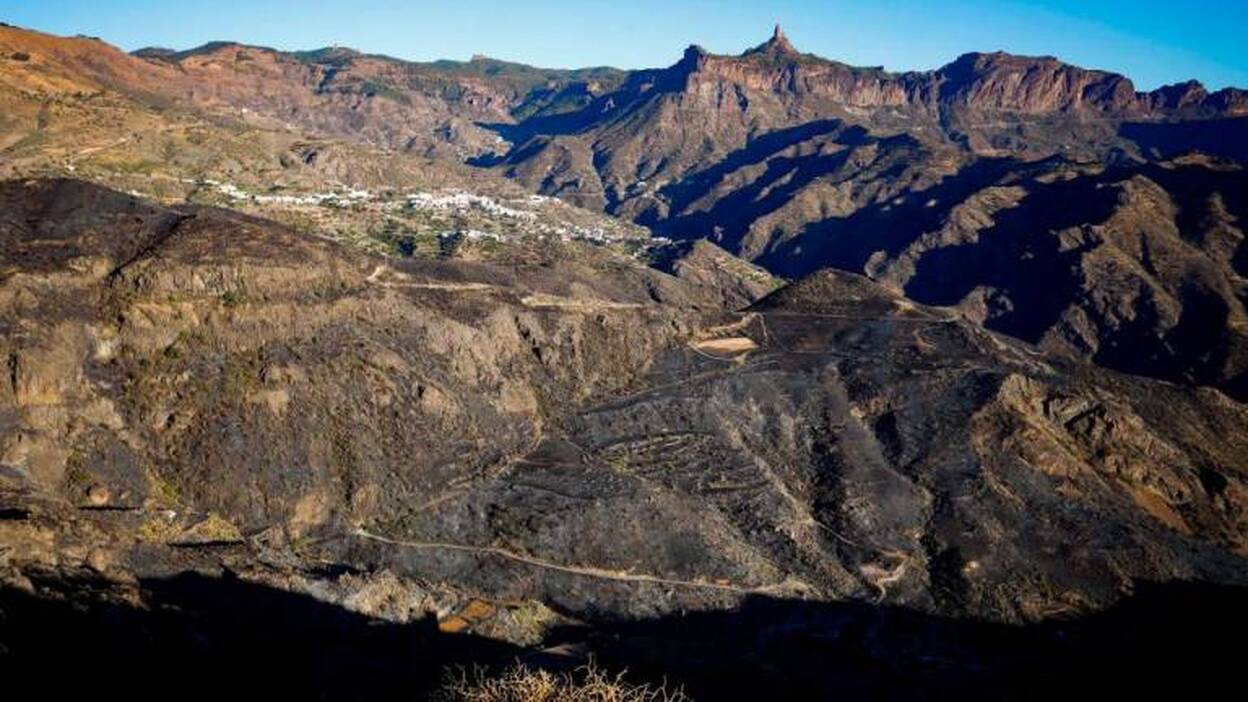 Activado el satélite Copérnico por el fuego en Gran Canaria