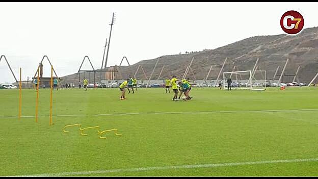 Lemos vuelve a ejercitarse con el grupo