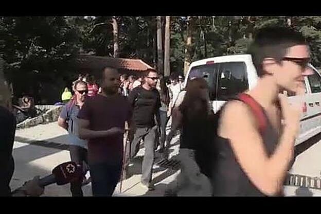 La familia de Blanca, en el operativo de búsqueda