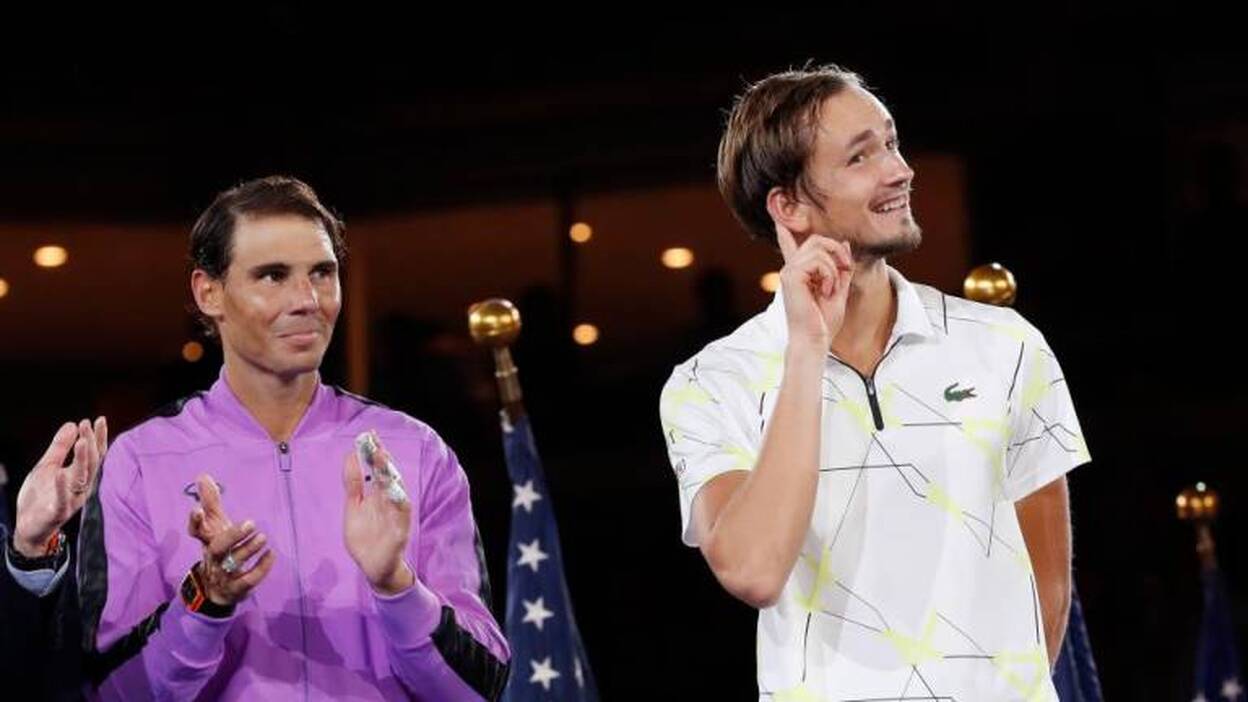 Nadal defendió el legado de los ‘Big 3’ ante la juventud de Medvedev