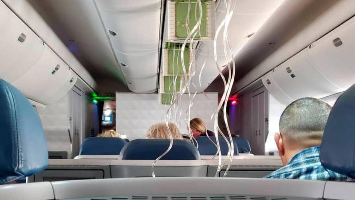 Pánico en el avión: los pasajeros se despiden de sus familiares