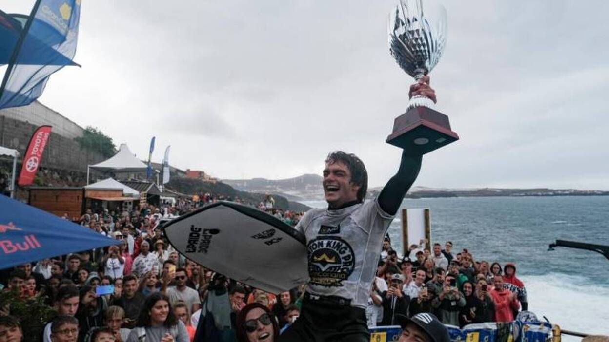Tristan Roberts, campeón del mundo en Gáldar